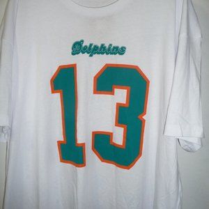 Miami Dolphins Mitchell & Ness Dan Marino #13 T Shirt Jersey Throwbacks XL